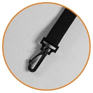HORZE Elastic Protective Belly Guard | Anti-Rub and Anti-Chafe Girth Band for Horses Black Horse - SADDLE SNAP ATTACHMENTS