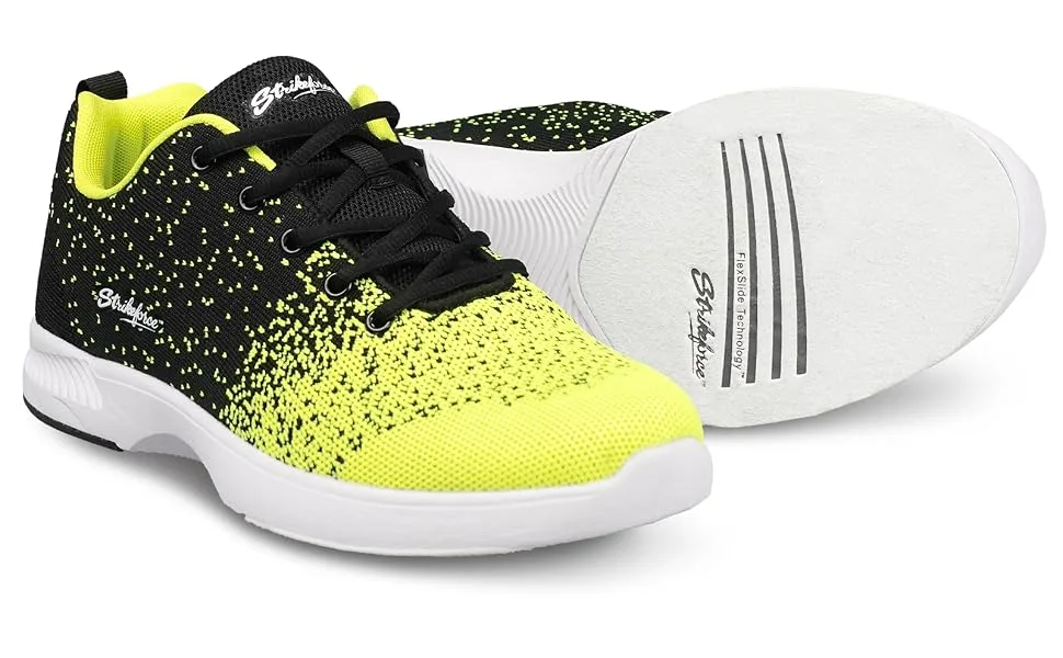 KR Strikeforce Men's Galaxy Bowling Shoe with FlexSlide Technology 12 Black/Neon - KR Strikeforce Galaxy Men