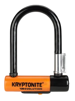 Kryptonite Evolution Mini-5 13mm U-Lock Bicycle Lock with FlexFrame-U Bracket , Black - product information 1