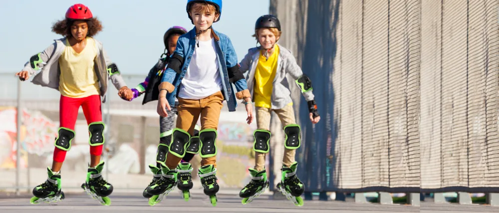 PETUOL Kids Adjustable Inline Skates, Safe Durable Roller with 8 Full Light Up Illuminating Wheels Beginner Skates Fun Roller Skates for Boys and Ladies Medium (Big kid 1-4US) - product information 1