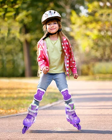 PETUOL Kids Adjustable Inline Skates, Safe Durable Roller with 8 Full Light Up Illuminating Wheels Beginner Skates Fun Roller Skates for Boys and Ladies Medium (Big kid 1-4US) - product information 11