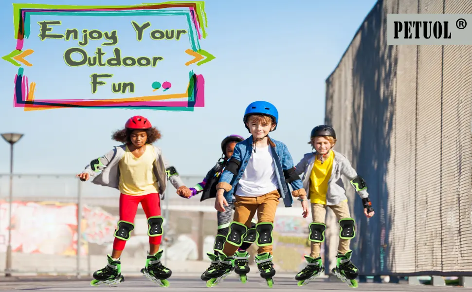 PETUOL Kids Adjustable Inline Skates, Safe Durable Roller with 8 Full Light Up Illuminating Wheels Beginner Skates Fun Roller Skates for Boys and Ladies Medium (Big kid 1-4US) - product information 13