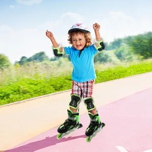 PETUOL Kids Adjustable Inline Skates, Safe Durable Roller with 8 Full Light Up Illuminating Wheels Beginner Skates Fun Roller Skates for Boys and Ladies Medium (Big kid 1-4US) - product information 18