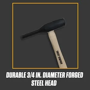 True Temper 20187200 Back-Out Punch, Black/Hickory - true temper, toughstrike, back-out punch, blacksmith punch