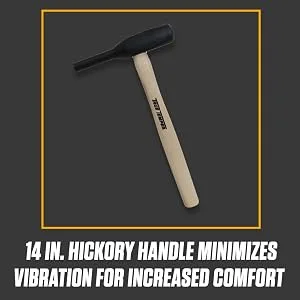 True Temper 20187200 Back-Out Punch, Black/Hickory - true temper, toughstrike, back-out punch, blacksmith punch