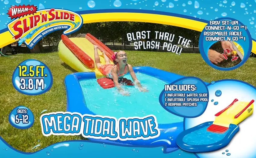 Wham-O Slip N Slide Water Knee Hockey - MEGA TIDAL WAVE