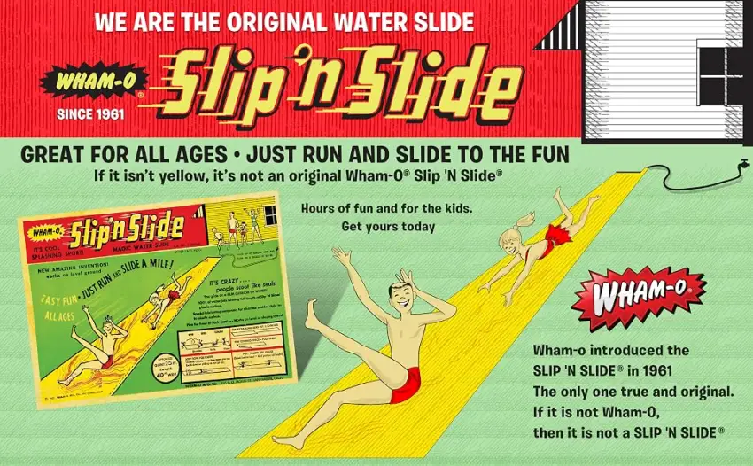 Wham-O Slip N Slide Water Knee Hockey - MEGA TIDAL WAVE
