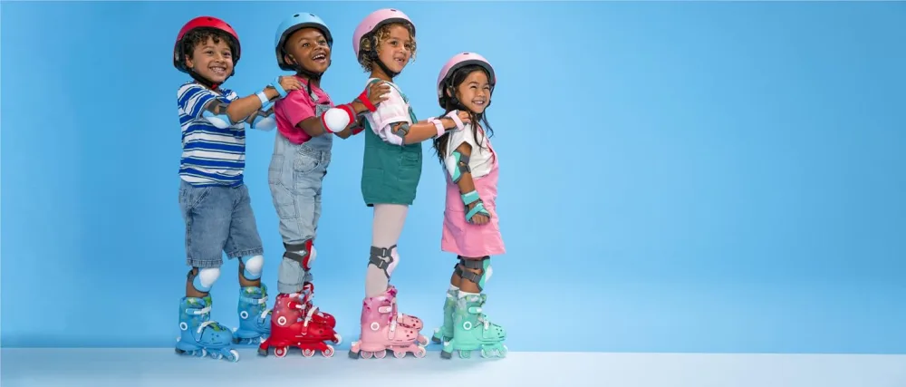Yvolution Twista Skates Learner Training Skates for Beginner, 2 in 1 Adjustable Roller Skates, Converts from Tri-Wheel to Inline Skates, No Tool Needed for Girls Boys 2+ Years Old, US Size 7-11 Green - twista