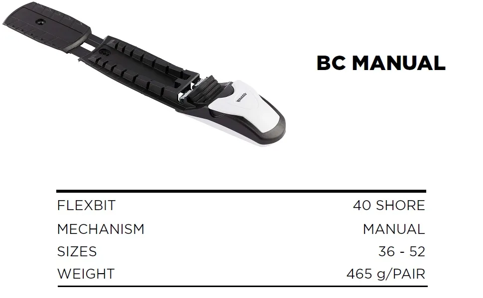 Rossignol BC Manual XC Ski Bindings - Evot OT