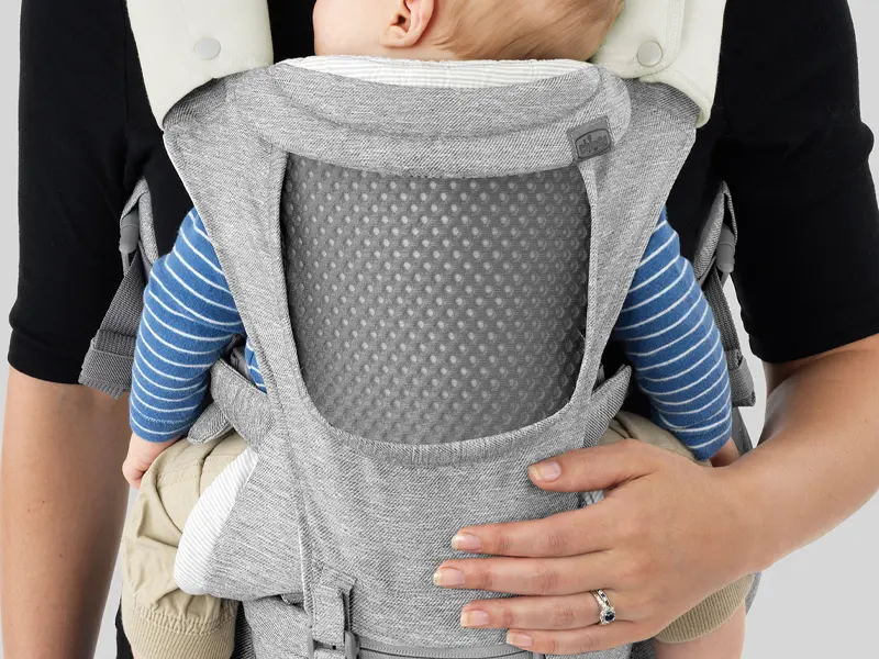 Chicco Sidekick Hip Seat Carrier - Titanium | Grey Titanium, Grey Sidekick - Breathable Mesh