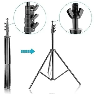 HYJ-INC 10ft x 8.5ft Adjustable Photography Backdrop Support System Photo Video Studio Muslin Background Stand Kit with Carry Bag - product information 2