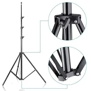 HYJ-INC 10ft x 8.5ft Adjustable Photography Backdrop Support System Photo Video Studio Muslin Background Stand Kit with Carry Bag - product information 4