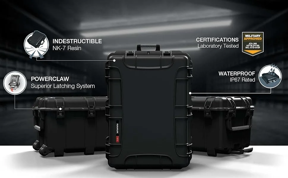 Nanuk 905 Waterproof Hard Case Empty - Lime Empty Lime - Nanuk High quality hard cases