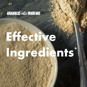 Anabolic Warfare Project Cuts, Body Recomposition, Muscle Definition, Stimulant-Free, Made with Botanicals* - Effective ingredients