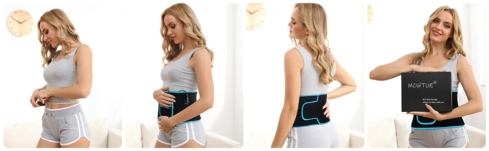 Red Light Therapy Body Device Belt-Infrared Light Therapy for Muscle Pain Relief-Improvement Metabolism Blue - red light therapy the best gift for women