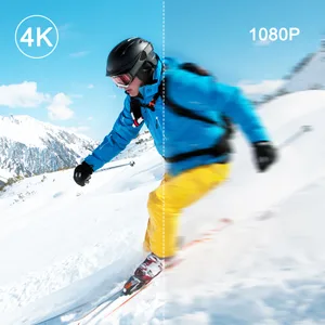 AKASO EK7000 4K30FPS Action Camera Ultra HD Underwater Camera 170 Degree Wide Angle 98FT Waterproof Camera Silver Sage/Silver - action camera