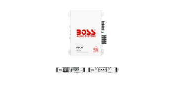 BOSS Audio Systems MR1004 Marine Grade 400 Watt, 4 Channel, 2 4 Ohm Stable Class AB, Full Range Amplifier 400 Watt 4-Channel - image