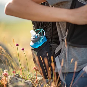 CamelBak Octane 10 70 oz Hydration Pack Black/Atomic Blue - camelbak, run pack, hike backpack, running backpack, hydration pack, water bladder, camelbak octane