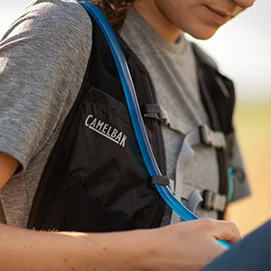 CamelBak Octane 10 70 oz Hydration Pack Black/Atomic Blue - camelbak, running pack, run backpack, hydration pack, hydration backpack, outdoor pack, hike pack