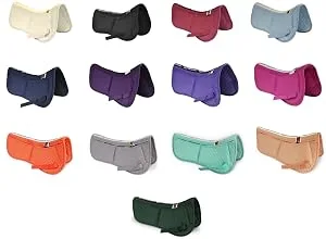 ECP Equine Comfort Products Correction Half Saddle Pad with Adjustable Memory Foam Black - product information 3