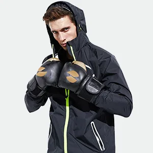 HOTSUIT Sauna Suit Men Anti Rip Boxing Sweat Suits Exercise Workout Jacket Black Jacket & Pants 3X-Large - HOTSUIT