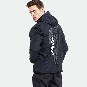 HOTSUIT Sauna Suit Men Anti Rip Boxing Sweat Suits Exercise Workout Jacket Black Jacket & Pants 3X-Large - product information 16