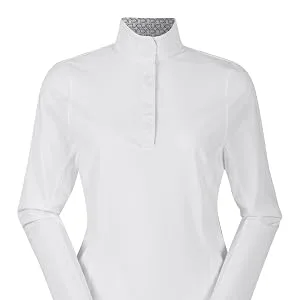 Encore Long Sleeve Show Shirt White X-Small - affinity long sleeve