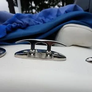 MX 4-1/2" Boat Folding Cleat Marine Dock Cleats Flip Up Boat Cleats Stainless Steel with Fastener Pack of 4 Silver,4pcs - product information 3