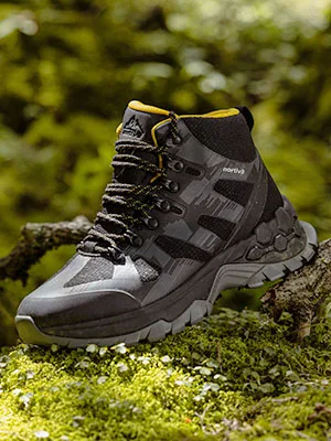 NORTIV 8 Polar Bear Series Men's Extra Grip Waterproof Trekking Hiking Boots 13 Black - product information 16