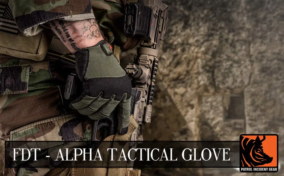 PIG Full Dexterity Tactical (FDT) Alpha Gloves - Full Finger Protection for Shooting Sports Coyote Medium - fdt alpha tactical glove