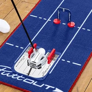 PuttOut Putting Mirror Trainer and Alignment Gate Blue - Putting Gate