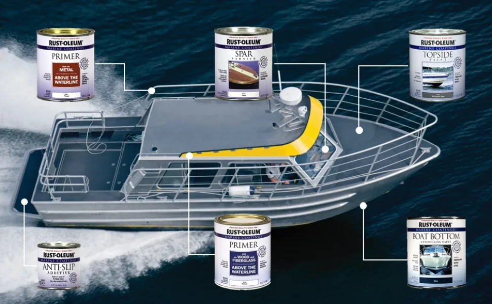 Rust-Oleum Available 207012 Marine Flat Boat Bottom Antifouling Enamel Paint, 1-Quart, Black, (Pack of 1), 32 Fl Oz - Rust-Oleum Marine Coatings Paint, Primer, Protective Coatings and Anti-Slip Additives