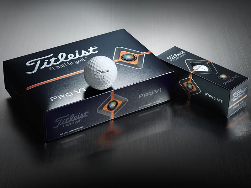 Titleist Pro V1 Golf Balls (One Dozen) White, Standard Numbers (1-4) - Pro V1