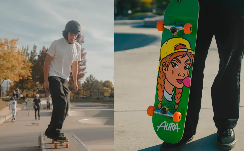 Fortnite 31" Skateboard - Cruiser Skateboard with Printed Graphic Grip Tape, ABEC-5 Bearings, Durable Deck & Smooth Wheels Fishstick - product information 2