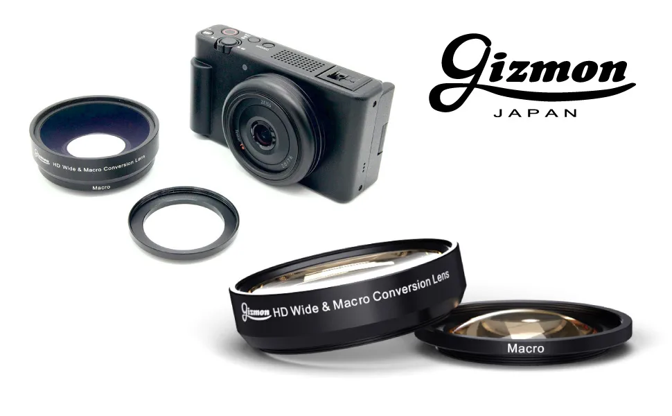 GIZMON HD Wide & Macro Conversion Lens, UX-Tube - Conversion1