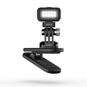 GoPro Zeus Mini Rechargeable LED Light Magnetic 360 Degree Swivel Clip Light with Brightness Between 20  200 Lumens - Official GoPro Accessory (ALTSK-002) - zeus mini