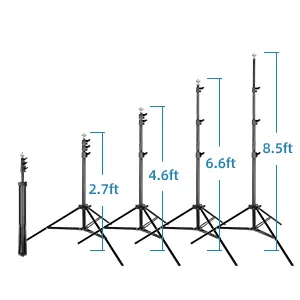 Backdrop Stand 8.5x10ft, ZBWW Photo Video Studio Adjustable Backdrop Stand for Parties, Wedding, Photography, Advertising Display 8.5*10ft - backdrop stand.