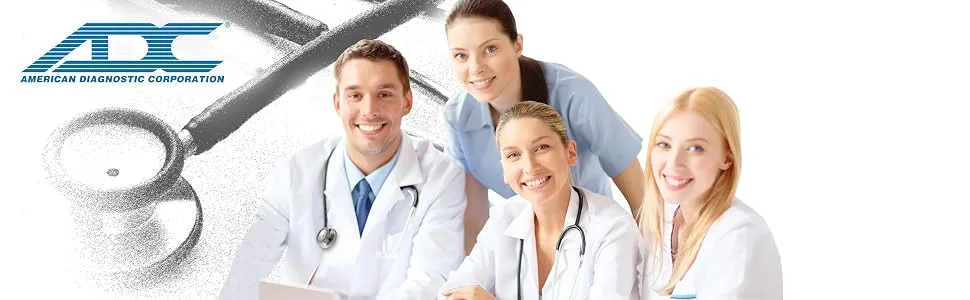 ADC Adscope 615 Platinum Sculpted Clinician Stethoscope with Tunable AFD Technology, Tactical - stethoscope adc adscope clinician american diagnostic acoutstic adjustable frequency headset eartip