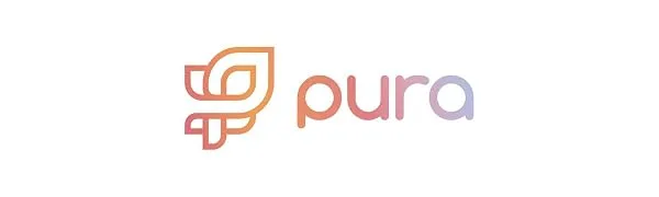 Pura Smart Fragrance Diffuser Device Set - Home Scent Diffuser with Pura Refills - 1 Fragrance Diffuser, 1 Linens & Surf, 1 Pacific Aqua Linens & Surf and Pacific Aqua - Pura Logo