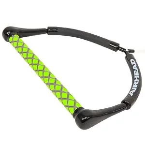 AIRHEAD Dyneema Flat Line Wakeboard Rope, 4 Sections, 70-Feet, Multiple Colors Available Green - Secure and Comfortable Hold