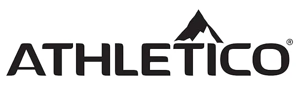 Athletico Youth Padded Ski Bag Combo Black - Athletico Logo