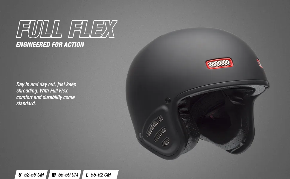 Bell Full Flex Adult BMX & Skate Helmet Matte Black (2019) Small (52-56 cm) - FULL FLEX HELMET