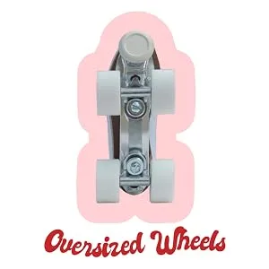 CHICAGO Skates Deluxe Leather Lined Rink Skate Ladies and Girls 9 - Oversized Wheels