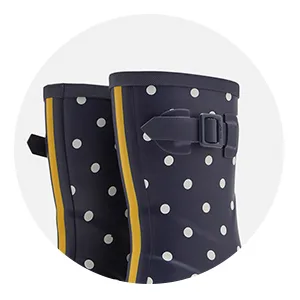 Joules Women's Molly Welly Rain Boot 9 Black Multi Bees - Joules Rainboot