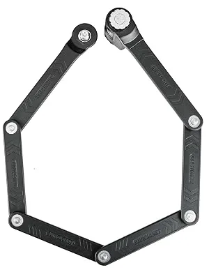 Kryptonite Keeper 585 Folding Combo Bicycle Lock , Black, 3mm x 85cm - Keeper 585 Combo Folding 3mm x 85cm
