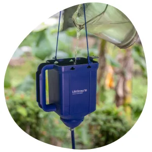 LifeStraw Family 1.0 Portable Gravity Powered Water Purifier for Emergency Preparedness and Camping - lifestraw