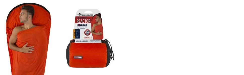 Sea to Summit Reactor Insulated Sleeping Bag Liner Extreme (83 X 35) - extreme