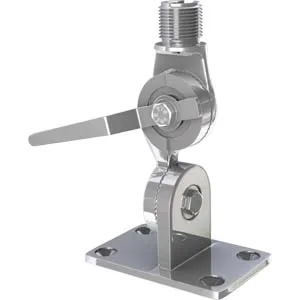 Shakespeare 5206-N White 8' Marine Antenna - Shakespeare 4187 Antenna Mount
