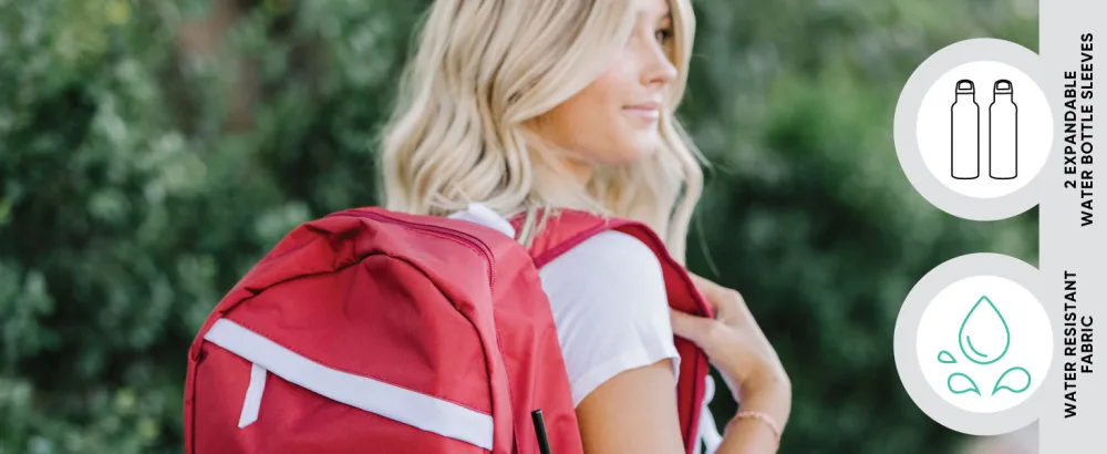 Simple Modern Officially Licensed Collegiate Backpack with Laptop Sleeve, Team Color, 20L Alabama Crimson Tide - Collegiate Legacy 2