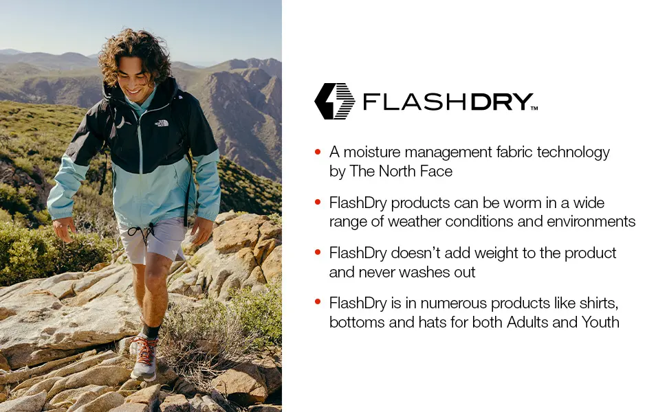 THE NORTH FACE Men's Wander Pant Large Shady Blue - Flashdry technology is lightweight and keeps you dry in wet conditions.